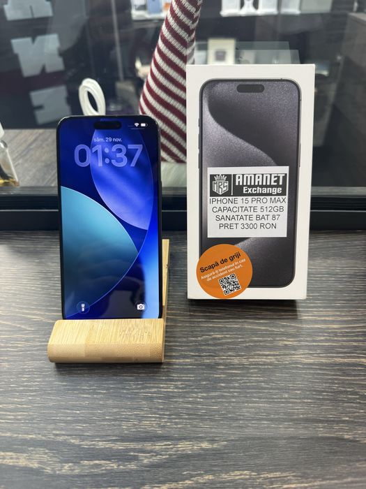MrsAmanet: iphone 15 pro max 512 gb full box
