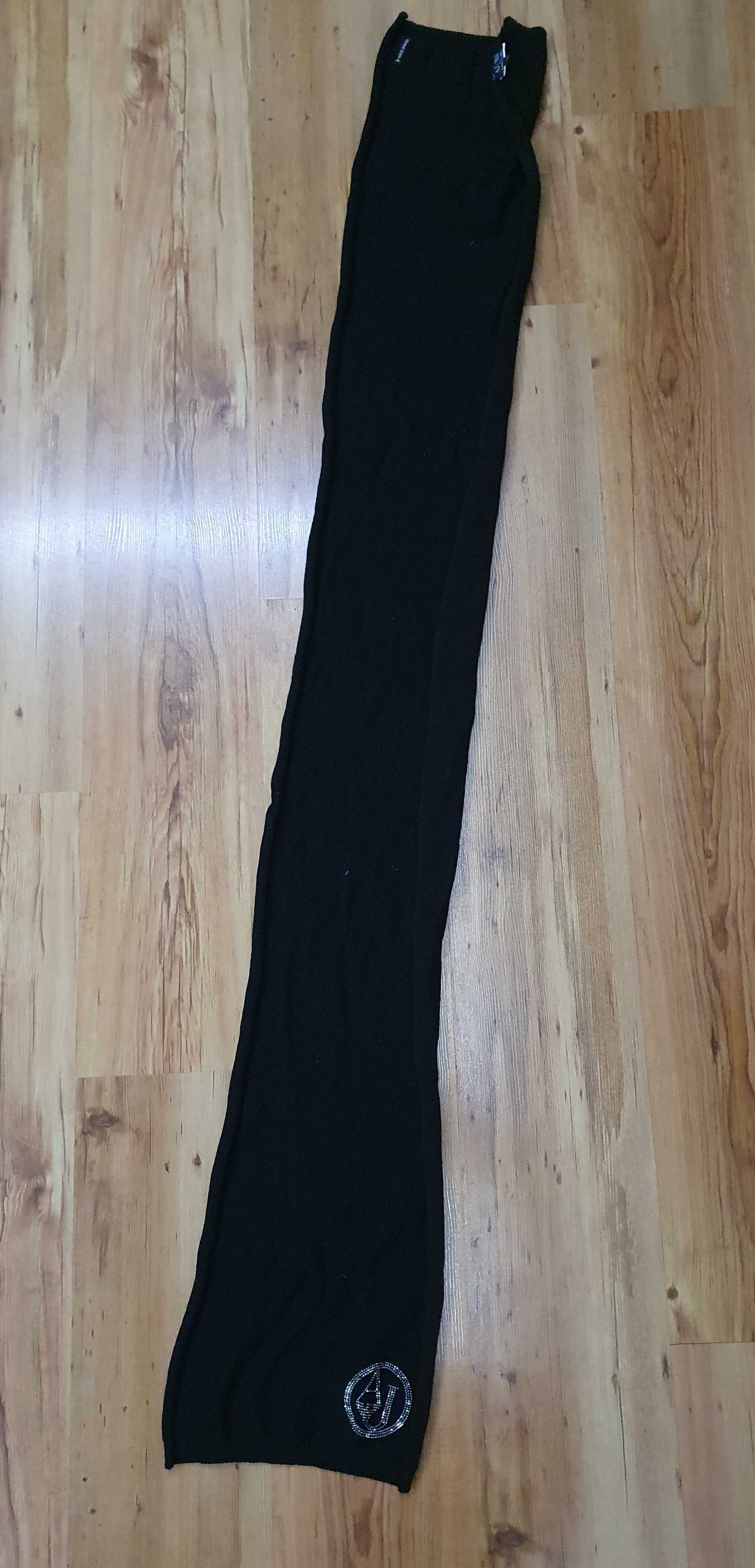 Armani Jeans оригинален дамски зимен шал черен