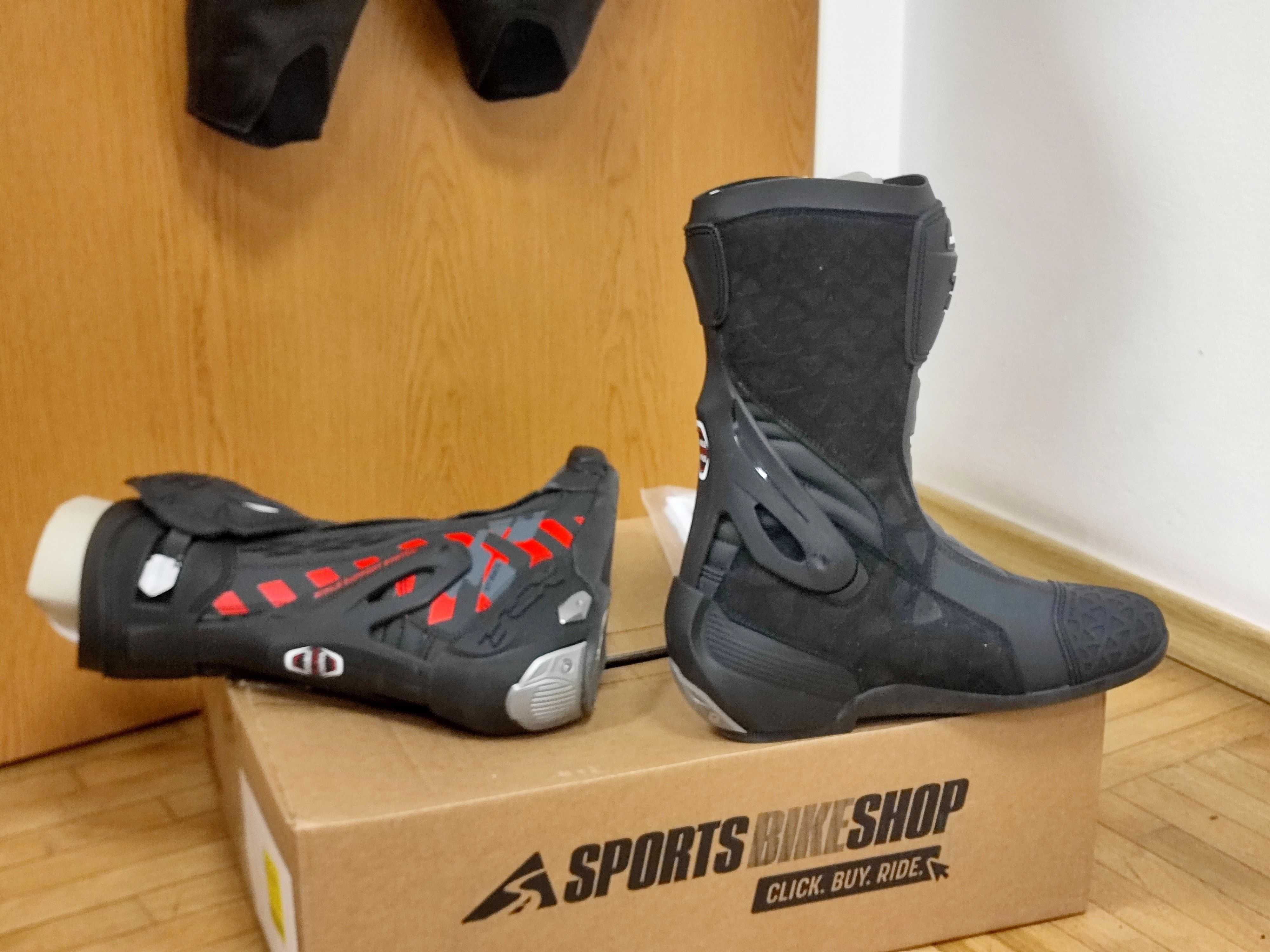 Мото бутуши TCX RT-Race Boots - Black / Red, номер 44
