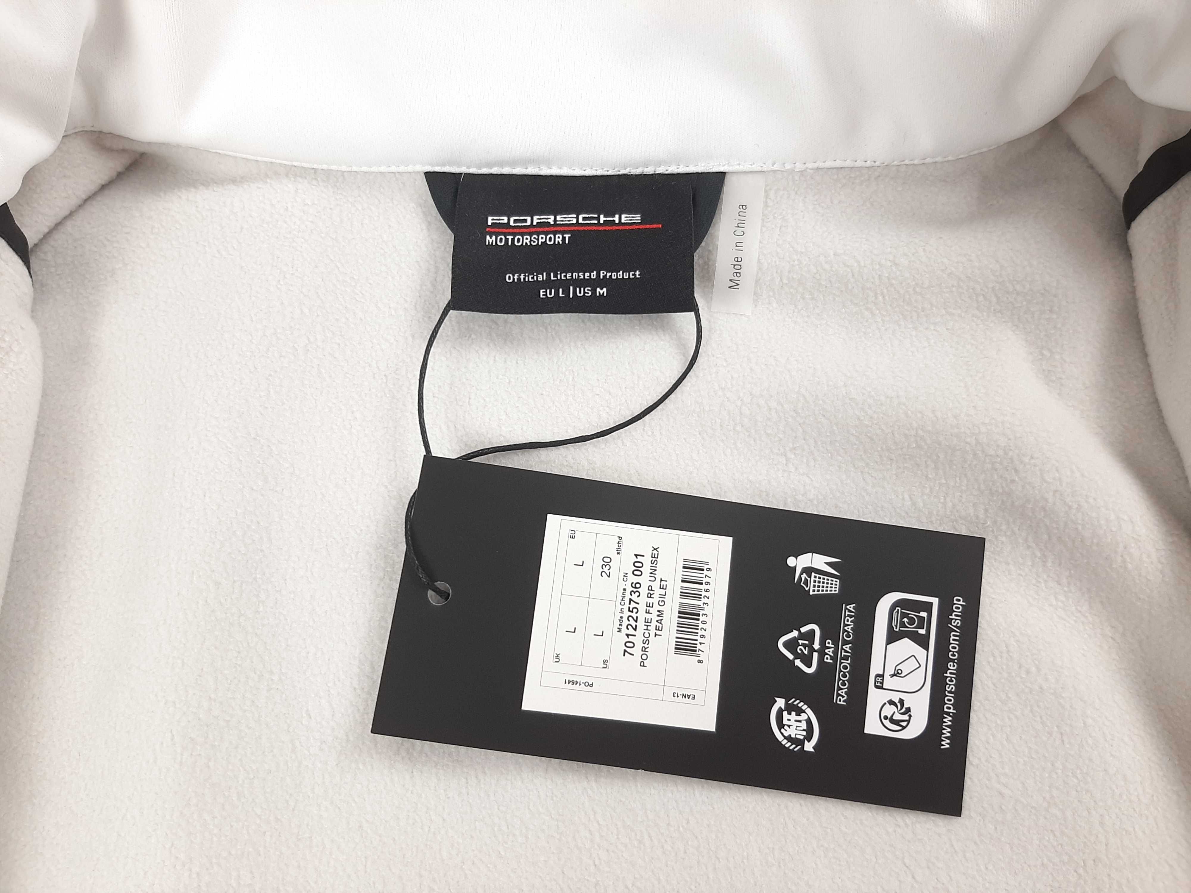 Porsche Motorsport x Boss Softshell Vest - Оригинален мъжки елек L