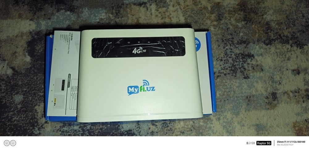 Wifi 4G SIM card da ishlaydi batareya 5000 mAh zaryadi 1-kunga yetadi