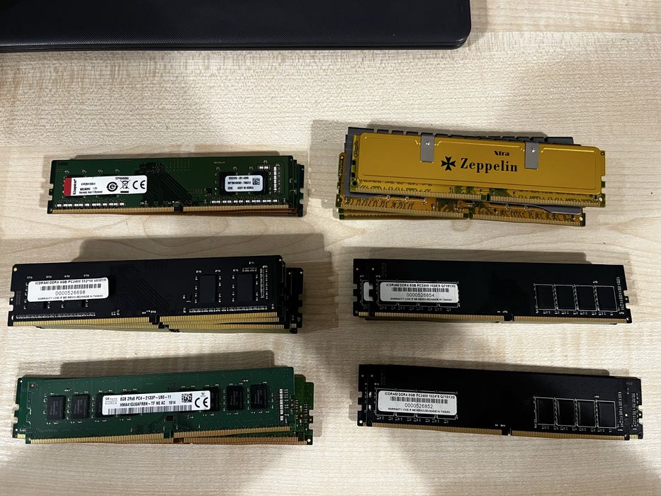 Оперативная память DDR4 4, 8, 16 гб в количестве