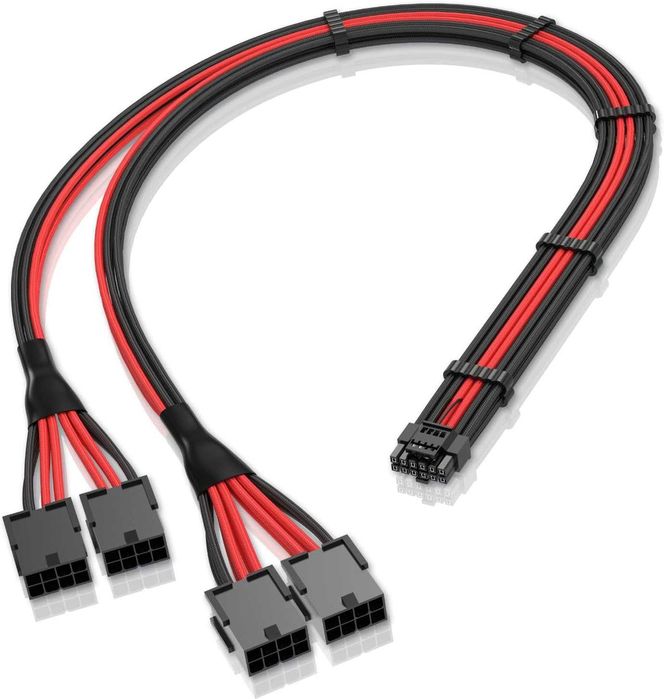 Extensie cablu alimentare PSU GPU EZDIY-FAB,PCIe 5.0 16 pini 12VHPWR