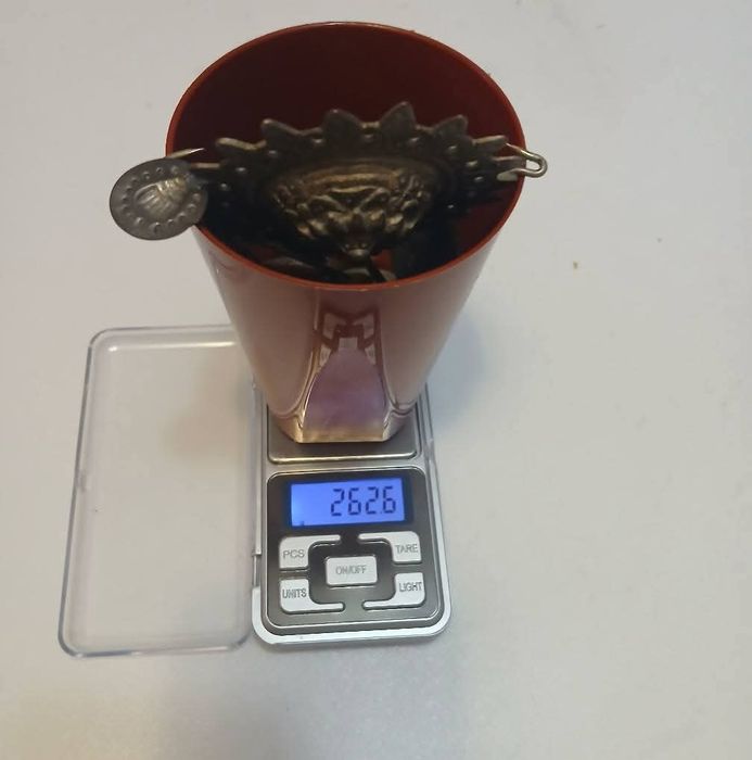 Автентичен възрожденски кюстек/синджир и кръст