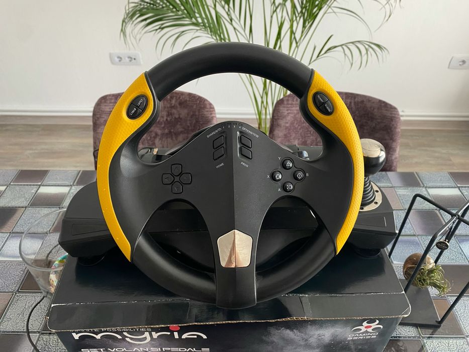 Set volan si pedale myria mg7400 gaming