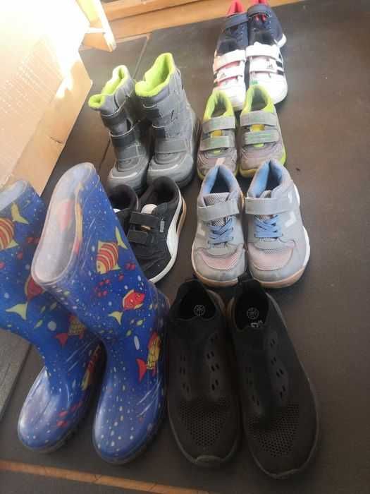 Дрехи 140 и обувки  32