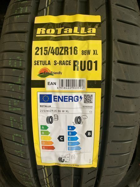 Нови летни гуми ROTALLA SETULA S-RACE RU01 215/40R16 86W XL НОВ DOT