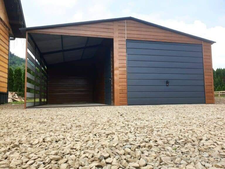 Garaj modular pe structura metalica 4 x 6m