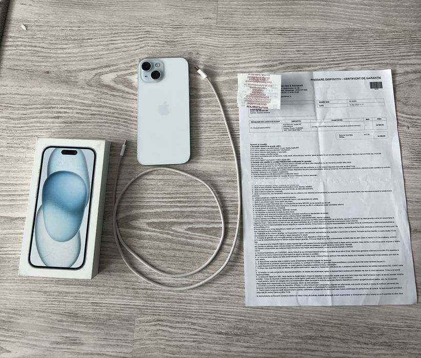 Vand iphone 15 128gb blue