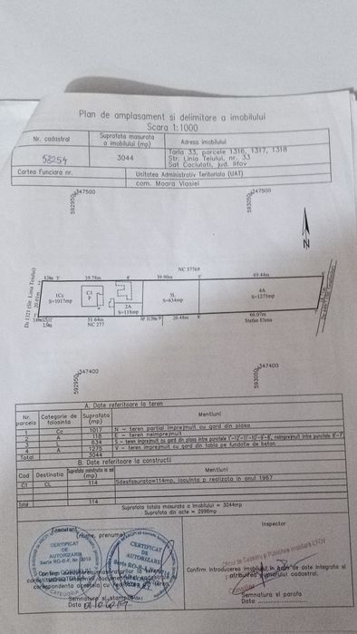 Vand teren in apropiere de Bucuresti  ,  Caciulati/ Moara Vlasiei