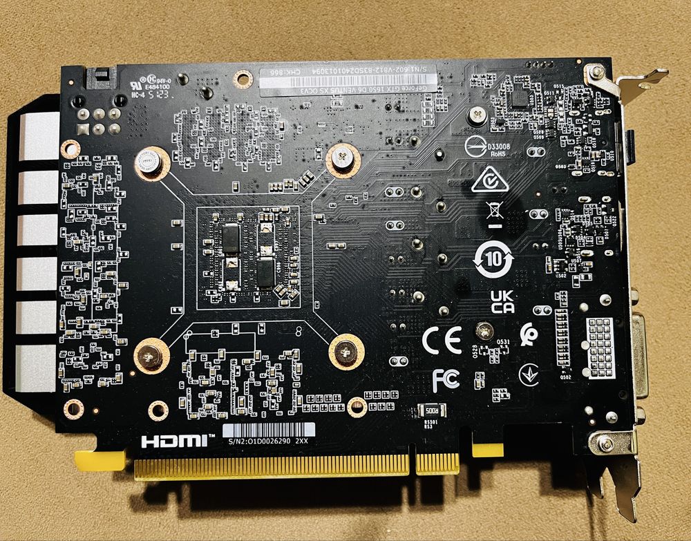 MSI GeForce GTX 1650 4GB D6 Ventus XS OCV3