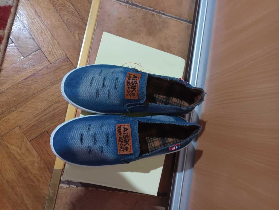 Vand sandale+espadrile din denim