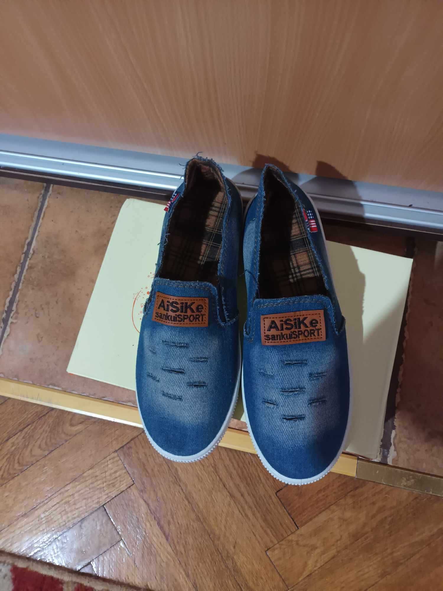 Vand sandale+espadrile din denim