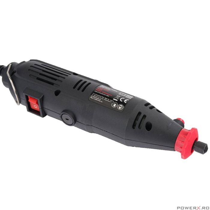 Mini polizor drept cu maner, putere 350 W, 300 piese, Red Technic