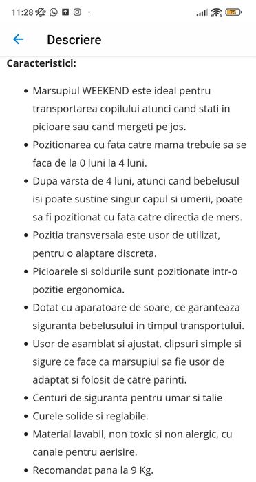 Marsupiu Lorelli weekend 3 pozitii