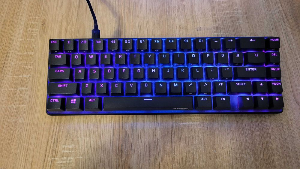 Tastatura Gaming mecanica HyperX Alloy Origins 65 Red, USB, Layout US