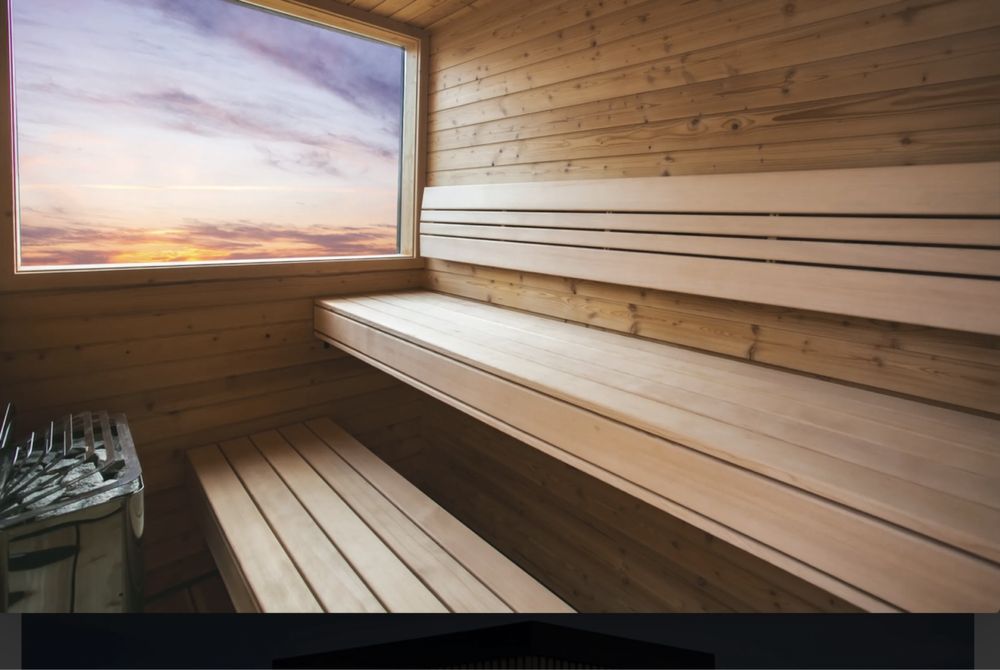 Sauna exterior cube