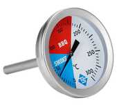 Termometru inox gratar afumatoare cuptor barbeque boiler fum 0 - 300gC