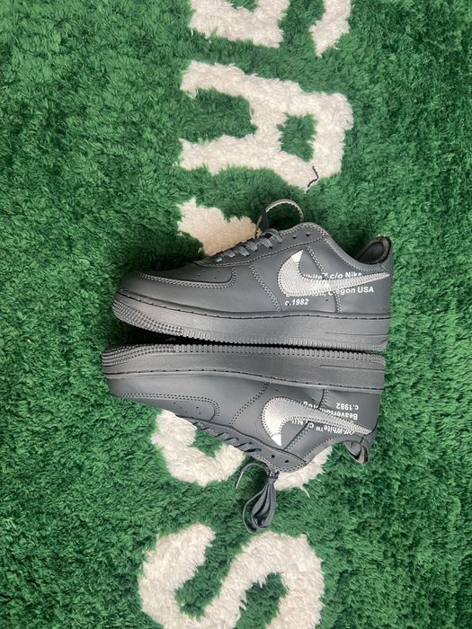 Nike Air Force 1 love OFF WHITE grey noi cu cutie 43