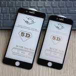 Iphone 7 8 Plus SE  Folie Sticla Securizata Curbata 5D 6D Alba, Neagra