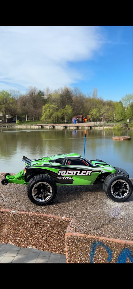 Automodel RC Traxxas Rustler 2WD XL-5 Electric Offroad- garantie