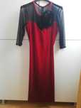Rochie eleganta rosie, marimea S