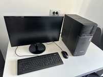 Vând PC+Monitor ieftin si bun pentru școală, jocuri sau muncă de birou