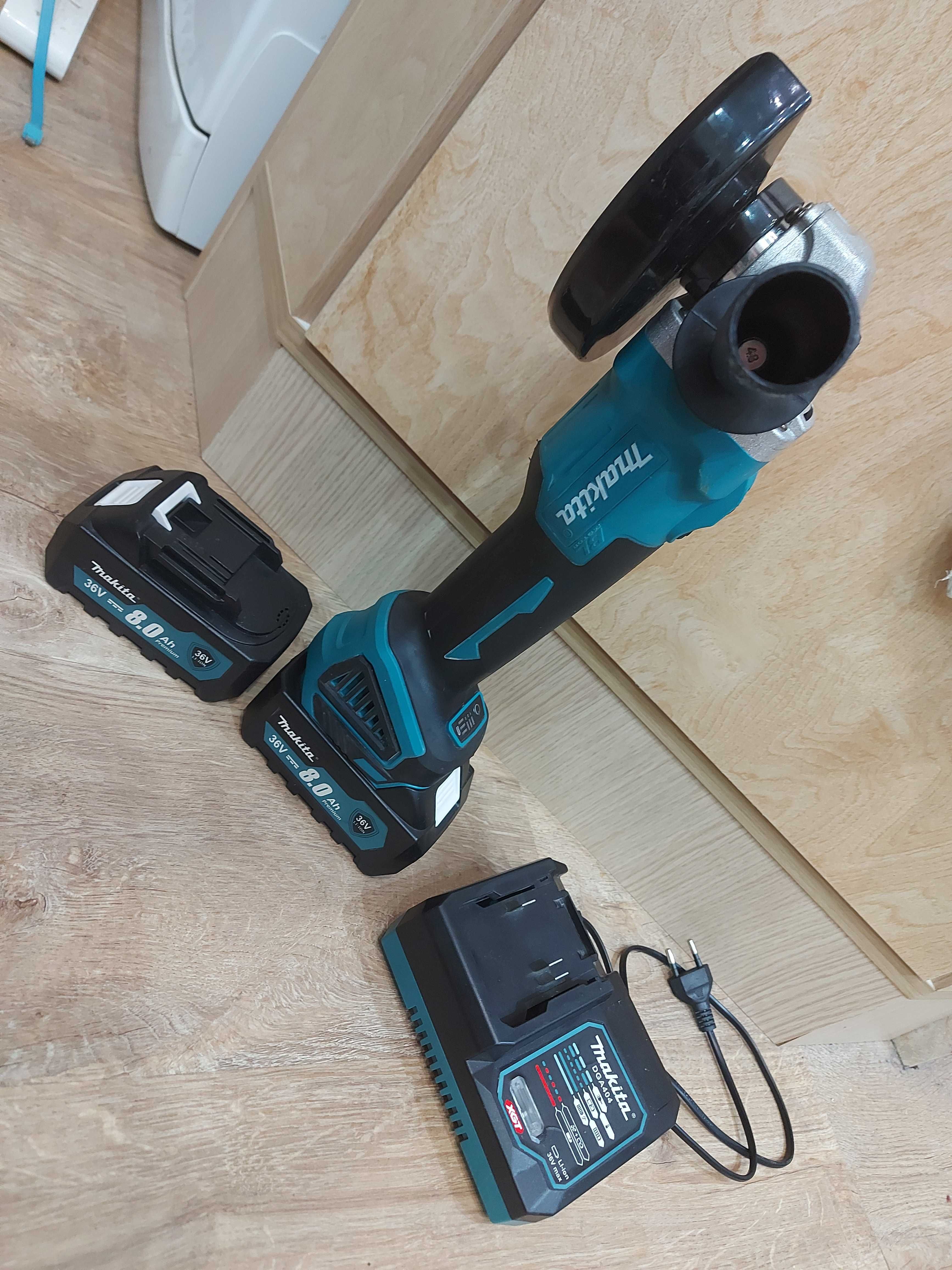 Акумулаторен БЕЗЧЕТКОВ Ъглошлайф MAKITA 36V 8.0Ah МАКИТА