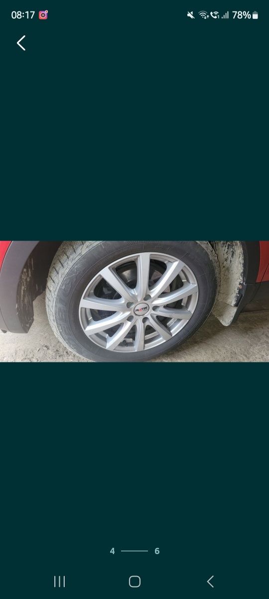 Roti jante geante 17 kadjar Qashqai duster
