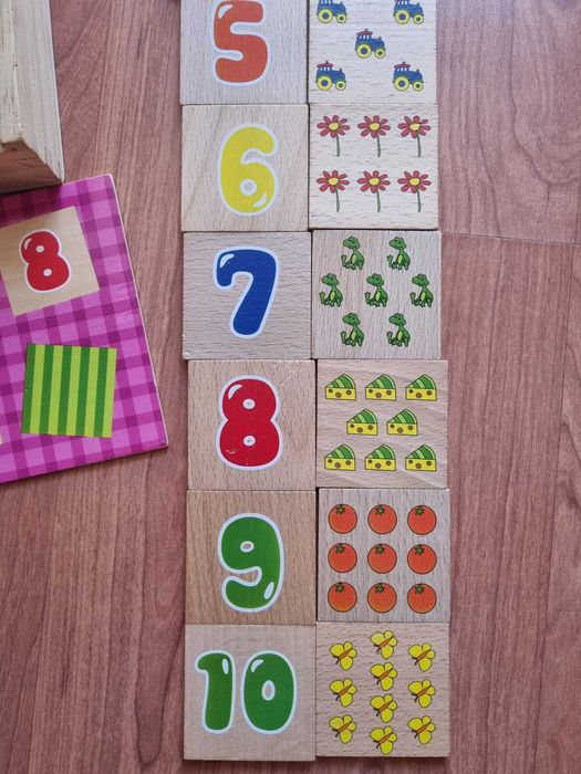 Wooden Learning Box "Amounts & Numbers"