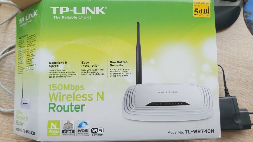 WiFi безжичен рутер TP Link TP-WR740N