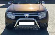 Bullbar din inox cu suport proiectoare pt Dacia Duster I 2010-2017