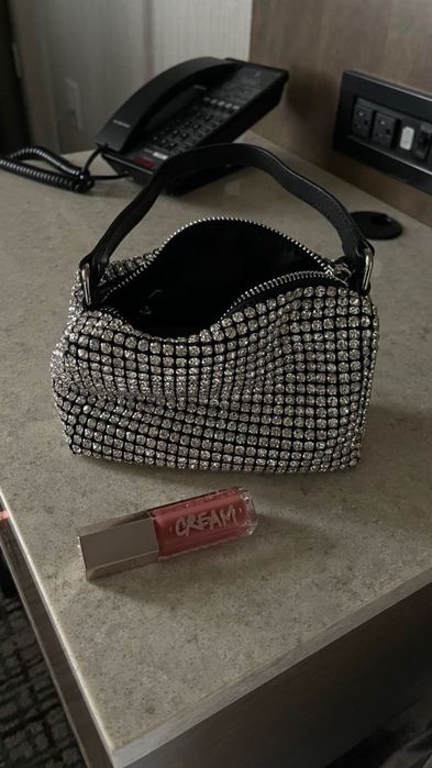 Сумка с камнями как сваровские