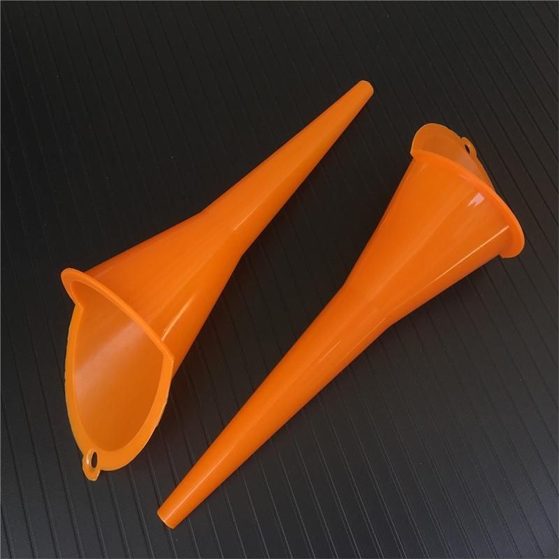 оранжева пластмасова фуния за бензин масло вода и др. 28см in0137