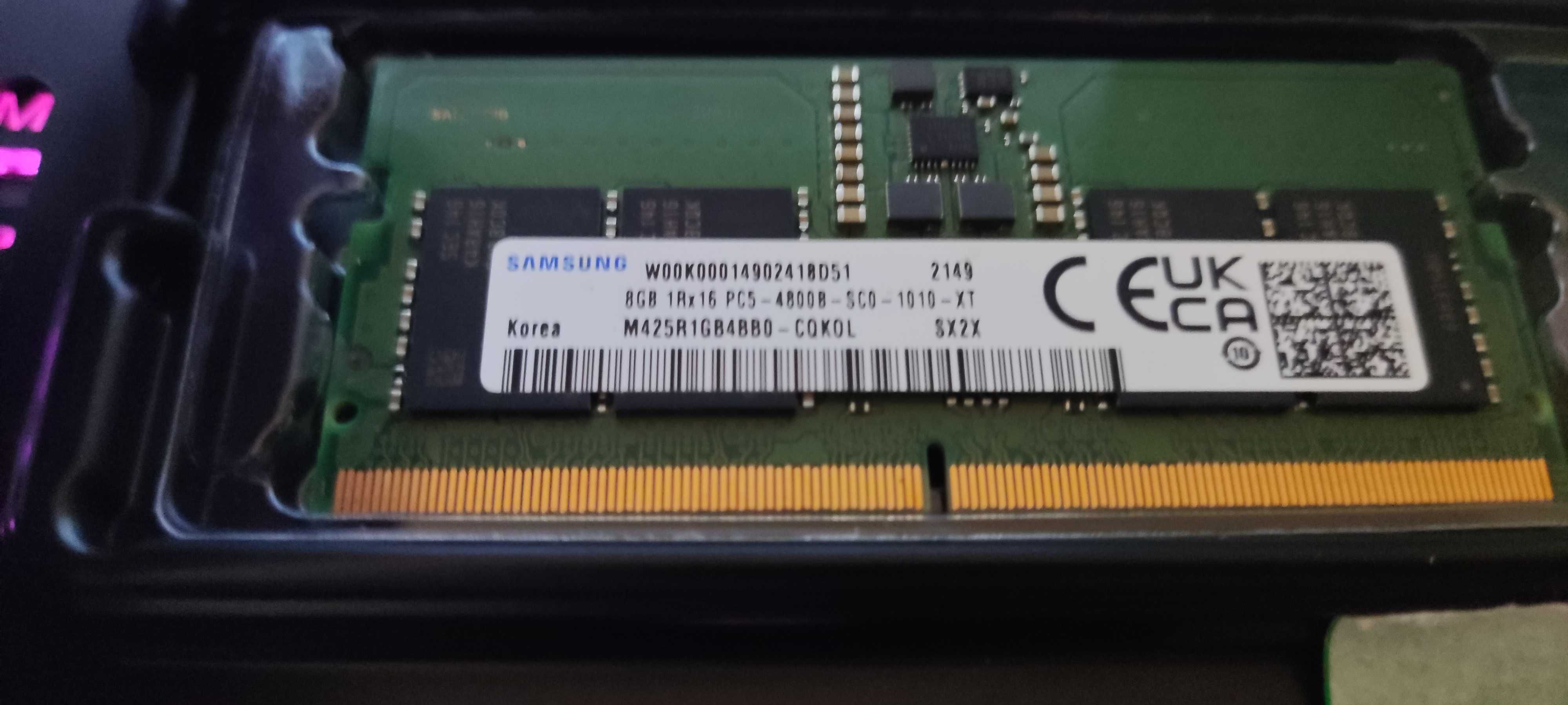 16gb ram ddr5 4800mt samsung 2x8gb cl40