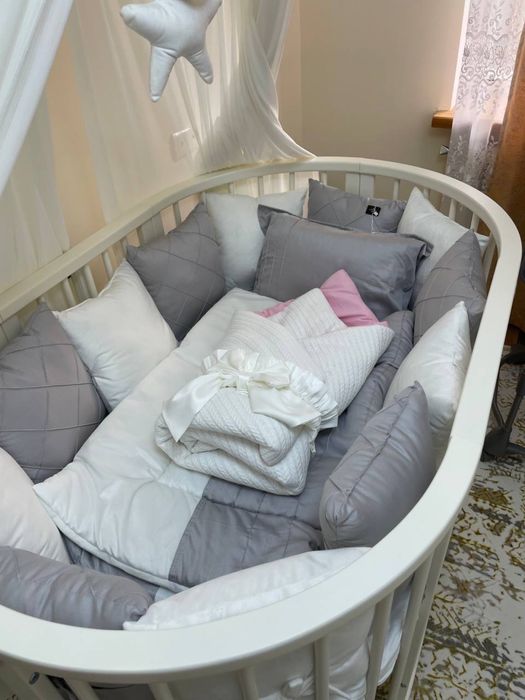 Детская кроватка трансформер 3в1