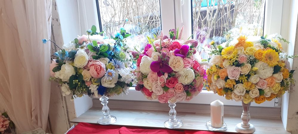 Aranjamente nunta flori artificiale