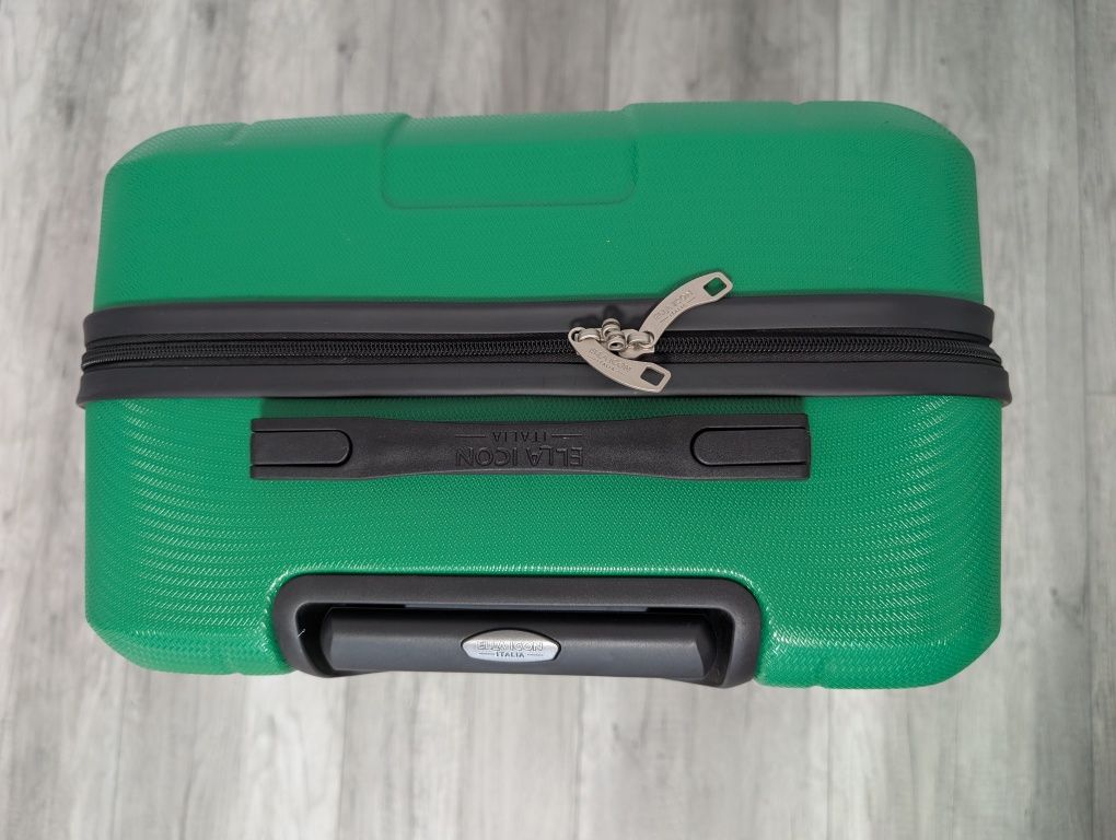 Troler 8 roti Ella Icon Leaf ABS 67X45X27 verde