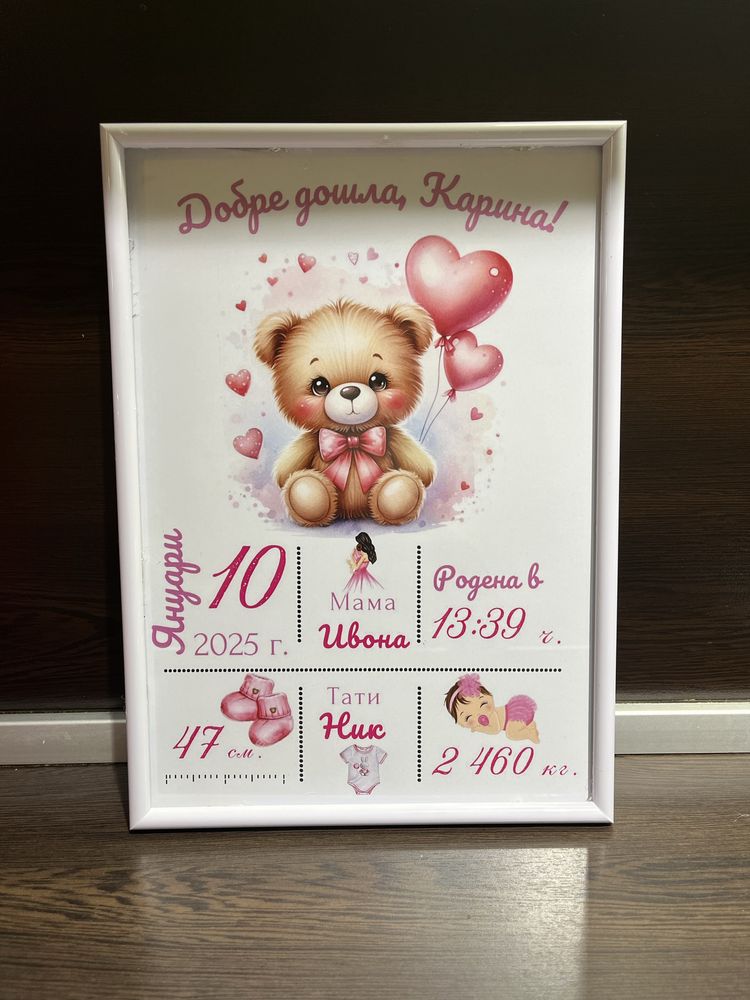 Бебешки визитки