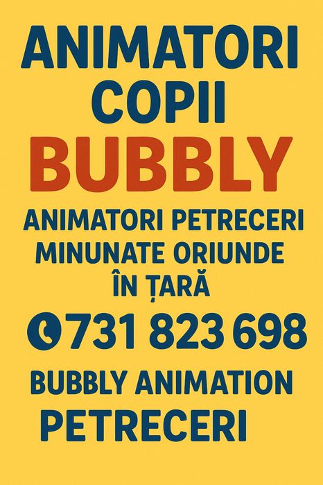 Bubbly Animation – Magia distracției oriunde și oricând!