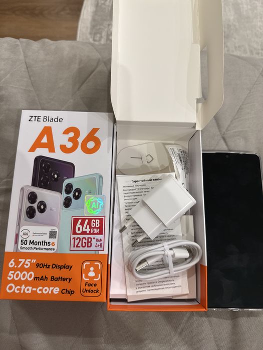 Продам телефон новый ZTE Blade A36