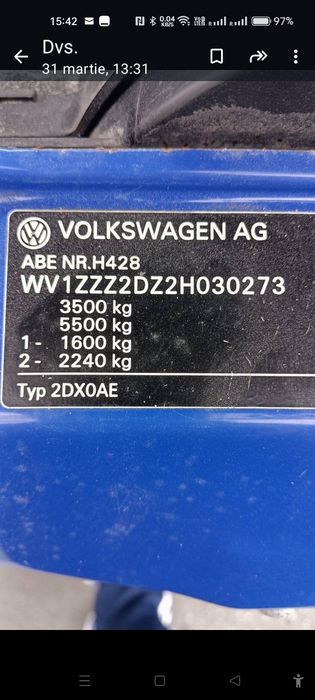 Vw LT 35 2.5 TDI ANJ