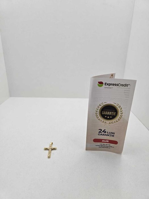 Medalion aur 14K 1.85gr (Ag25 Belvedere B.40399)-Garantie 2 Ani!