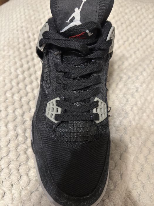 Jordan 4 black canvas