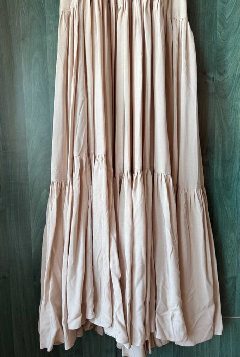 Rochie ampla din batist cu volane Cloche Creator