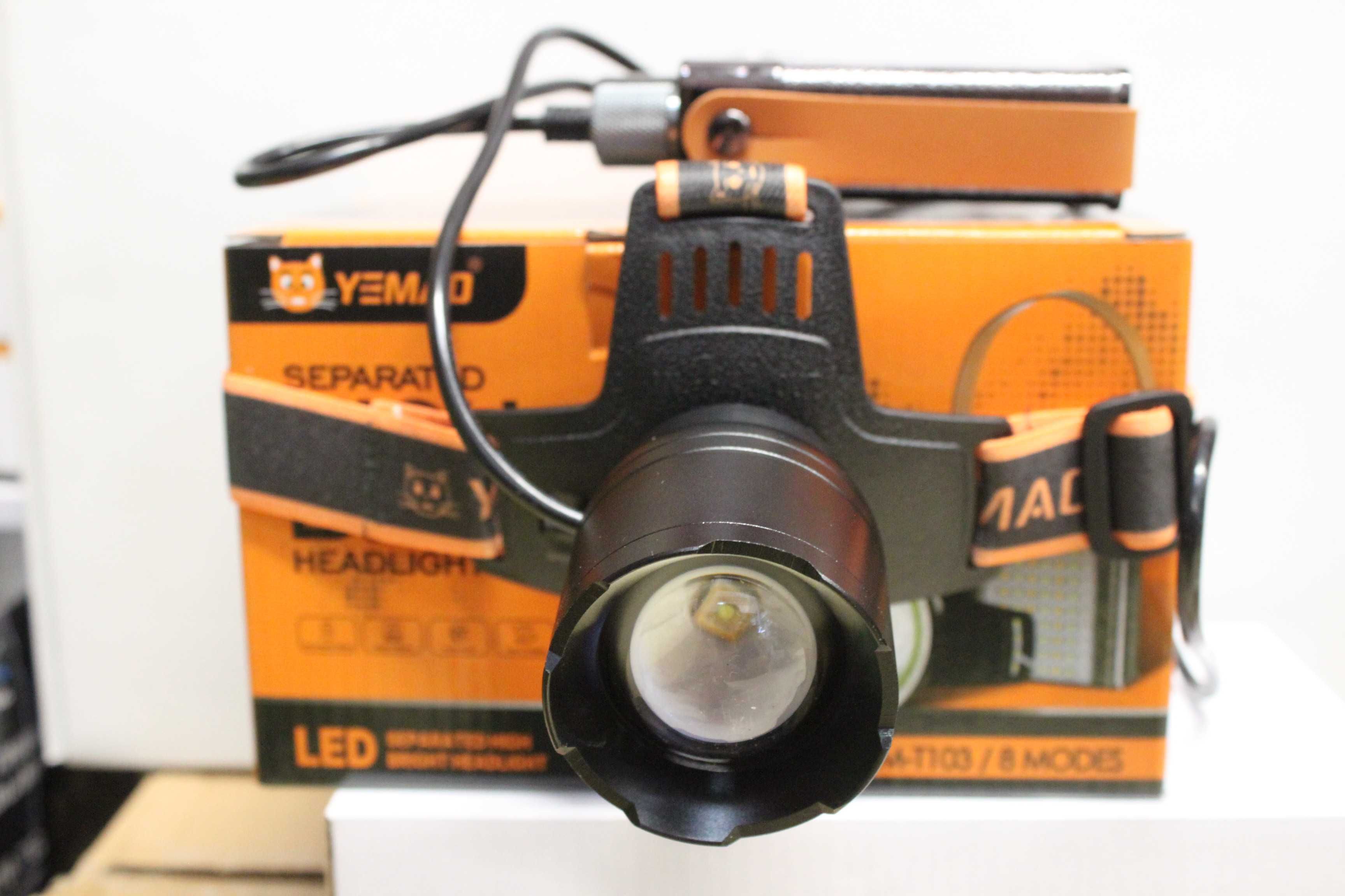 Lanterna de cap LASER Profesionala cu acumulator separat YM-T103 YEMAO