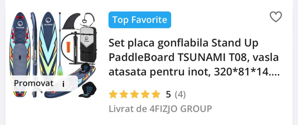 Sup board de vanzare in cutie sigilat