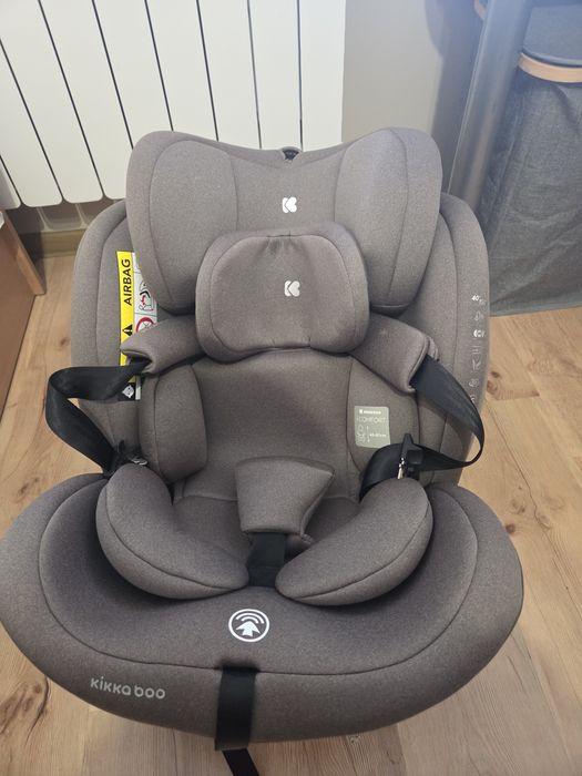 Стол за кола Kikka Boo I-SIZE I-COMFORT 360° ISOFIX (40-150 см) кафяво