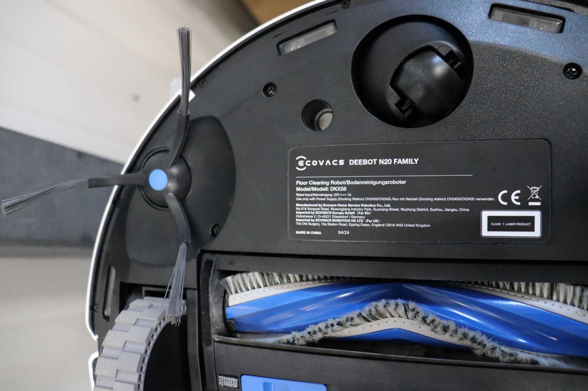 Робот прахосмукачка Ecovacs DEEBOT N20 Plus,Сухо/мокро, Самопочистващ