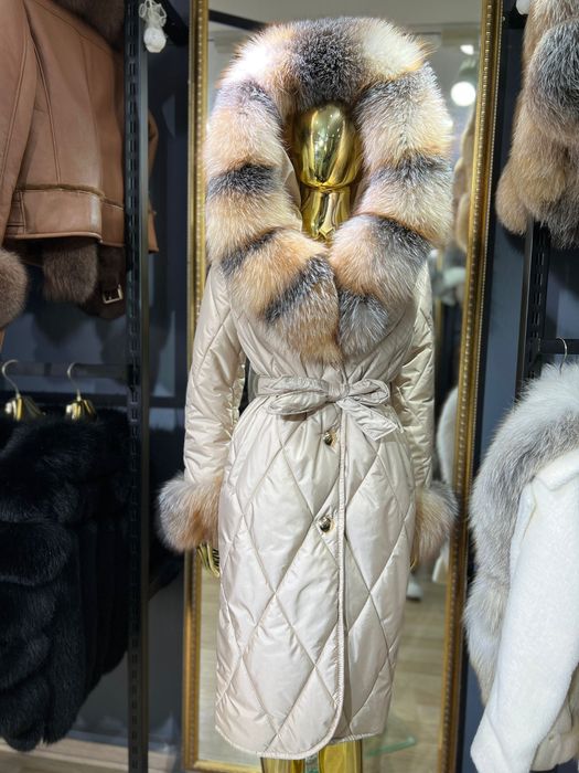 Geaca cu blana naturala